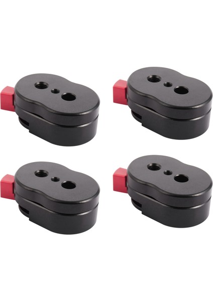 4x Saha Monitörü LCD Monitör Için Hızlı Serbest Bırakma Plakası Sihirli Kol LED Işık Kamera Kamera Kamera Teçhizatı 1/4 Inç Vidalı Delik (Yurt Dışından)