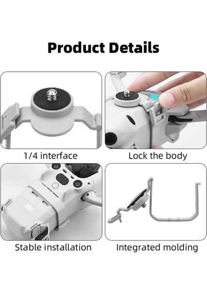 Mini 4 Pro Drone Adaptörü Üst Genişletilmiş Tutucu Eylem Kamera Dolgu Genişletilmiş Braket Tutucusu (Yurt Dışından) modelleri