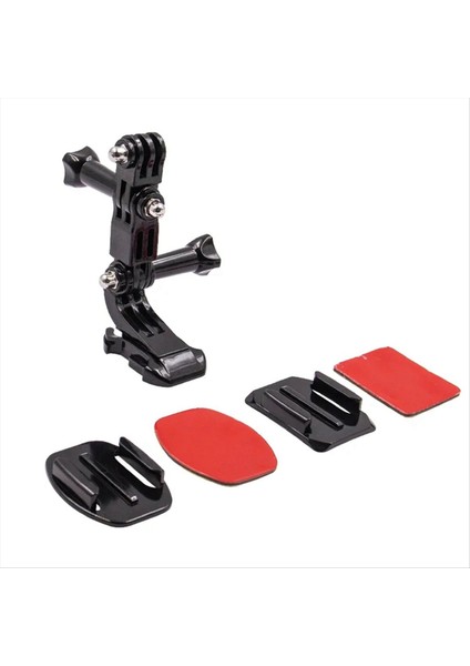 Gopro Sargo Için Xiaoyi Tepe Base Destek Mount Düz Kavisli Alt Eylem Kamera Aksesuarları (Yurt Dışından)