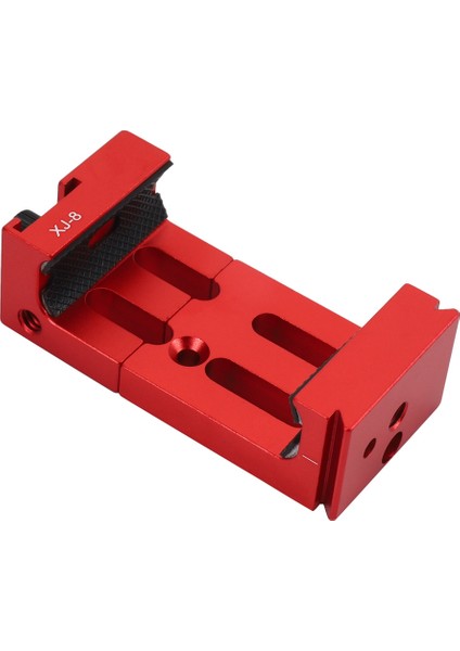 2x Xıletu Xj-8 Tripod Kafa Braketi Cep Telefonu Tutucu Klipsi Telefon Flashlight Micro-Telefon Kırmızı (Yurt Dışından) modelleri