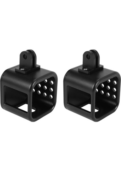 2x Alüminyum Alaşım Muhafaza Kasası Kapak Çerçevesi Gopro Hero 4/5 Oturumu Go Pro Sport Aksiyon Kamera Aksesuarları Siyah (Yurt Dışından)