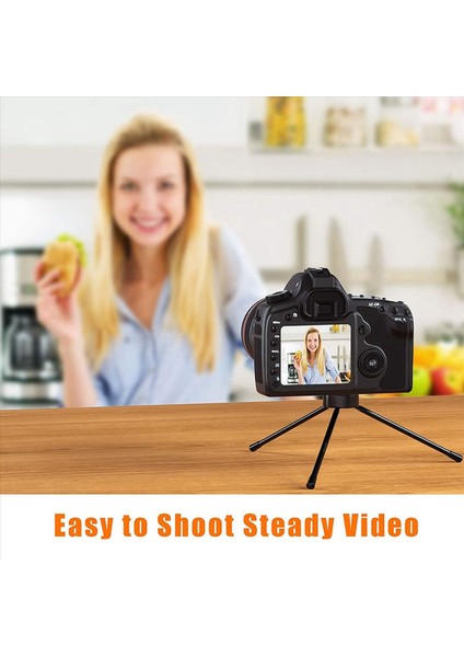 2x Mini Metal Tripod 1/4 Inç Vidalı Masaüstü Tripod Projektörler ve Tüm Kameralar Için Uygun (Yurt Dışından) indirimleri