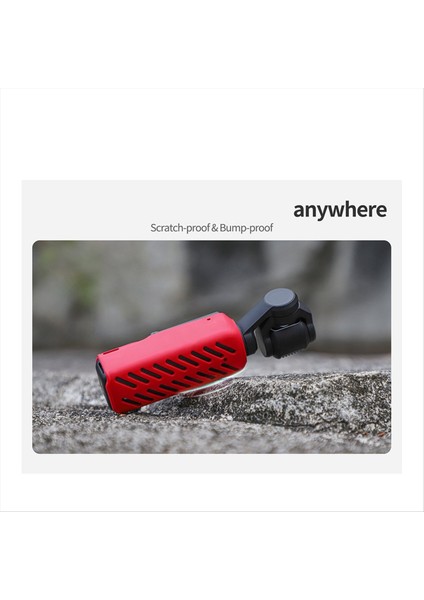 Osmo Cep 3 Silikon Kasa Cep 3 Koruyucu Kapak Kılıfı Gimbal Kamera Damla Kılıf Aksesuarları Siyah (Yurt Dışından)