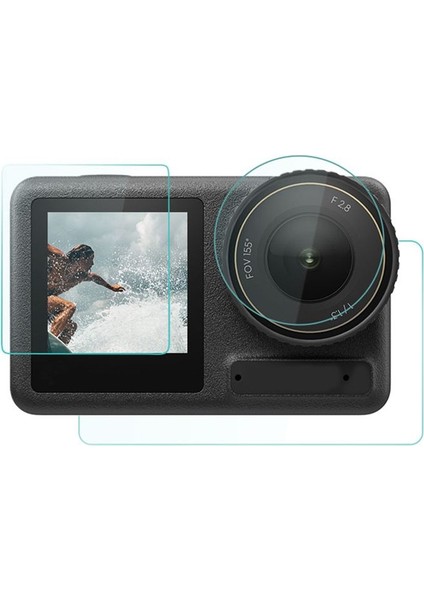Djı Action Için Lens Ekran Koruyucusu 3 Çizgiye Döküm Anti Temsilli Cam Ekran Kapak Koruyucu Kamera Lens Filmi (Yurt Dışından) indirimleri