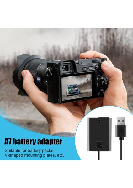 USB Şarj Kablosu NP-FW50 Sony A7 A7R A7S A7M A7II A7S2 A7M2 A7R2 A6500 A6300 Dc Kullanıcı (Yurt Dışından) fırsatları
