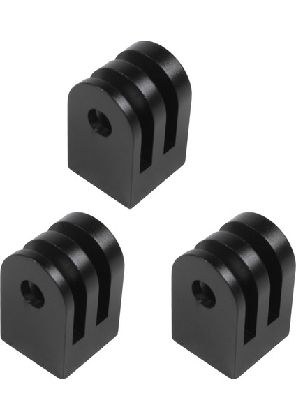 3x Cnc Alüminyum Alaşım Mini Tripod Montajı Açık Hava Spor Kamera Taban Adaptörü Tüm 1/4 Inç Vida Monopod Aksesuarı (Yurt Dışından)