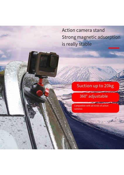 INSTA360 Gopro Aksesuarları Için Spor Kamera Gimbal Braketi Çok Faklamlı Araba Braketi Emme Kupası Braketi A (Yurt Dışından) fiyatları
