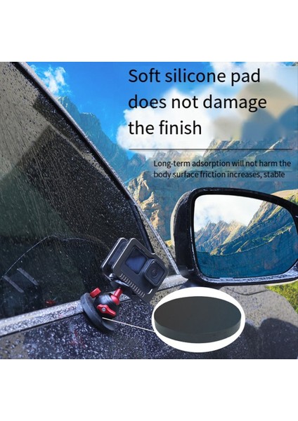 INSTA360 Gopro Aksesuarları Için Spor Kamera Gimbal Braketi Çok Faklamlı Araba Braketi Emme Kupası Braketi A (Yurt Dışından) fırsatları