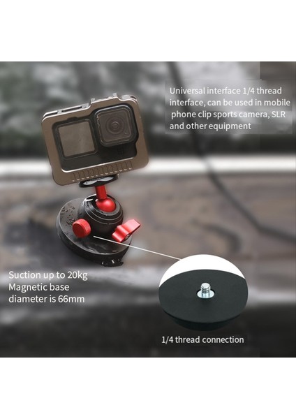 INSTA360 Gopro Aksesuarları Için Spor Kamera Gimbal Braketi Çok Faklamlı Araba Braketi Emme Kupası Braketi A (Yurt Dışından) indirimleri