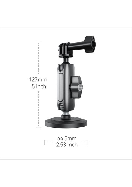 Telesin Alüminyum Alaşım Manyetik Eylem Kamera Tutucu 360 ° Gopro Için Ayarlanabilir 1/4 Adaptör GOPRO360 Djı Osmo (Yurt Dışından) fırsatları