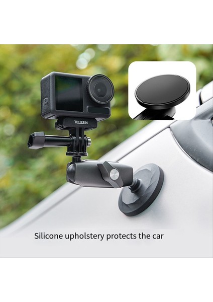 Telesin Alüminyum Alaşım Manyetik Eylem Kamera Tutucu 360 ° Gopro Için Ayarlanabilir 1/4 Adaptör GOPRO360 Djı Osmo (Yurt Dışından) indirimleri