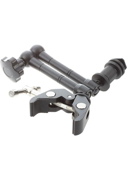 11 Inç Sürtünme Mafsallı Sihirli Kol + Süper Kelepçe Yengeç Pense Klips ve Sihirli Kol Çift Sıcak Ayakkabı Bilyası Kafası Yengeç Pençesi (Yurt Dışından) indirimleri