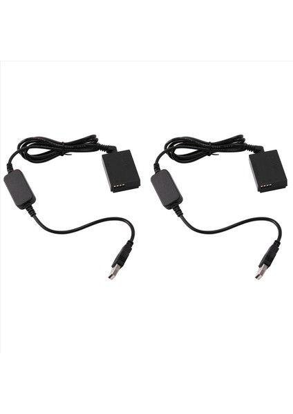 2x 5V 2A ACKE12 ACK-E12 USB Güç Kablosu Adaptörü + Lp-Eos M M2 M10 M50 Dijital Kamera (Yurt Dışından)
