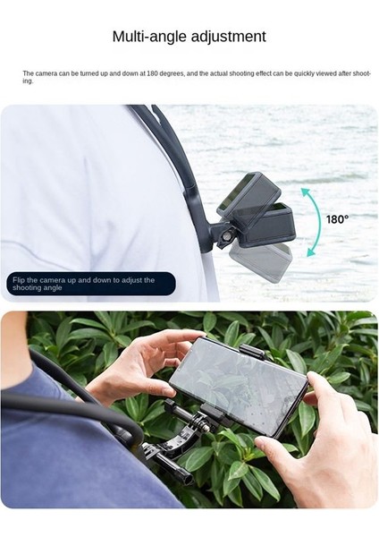Telesin Neck Gopro Kahramanı Için Dağı Tutma 11 10 9 8 7 6 5 Action 3 Kamera Aksesuarları (Yurt Dışından)