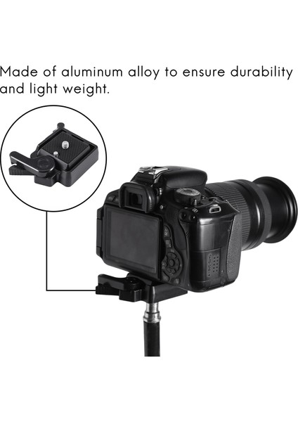 Hızlı Bırakma Plakası Platformu Montaj Kamera Tripod Monopod Top Kafası Dslr Kamera QR40 1/4 3/8 Vida (Yurt Dışından) modelleri