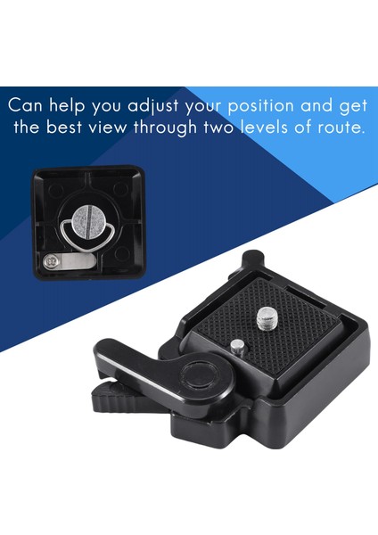 Hızlı Bırakma Plakası Platformu Montaj Kamera Tripod Monopod Top Kafası Dslr Kamera QR40 1/4 3/8 Vida (Yurt Dışından) fırsatları