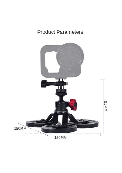 Gopro Magnet Chuck Vantuz Kupası Için Sabit Eylem Kamerası Gimbal Montajı Tutucu ile Aksiyon Kamera Aksesuarları (Yurt Dışından) fiyatları