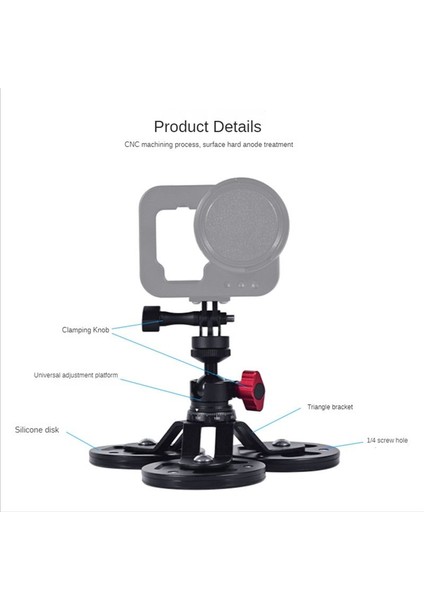 Gopro Magnet Chuck Vantuz Kupası Için Sabit Eylem Kamerası Gimbal Montajı Tutucu ile Aksiyon Kamera Aksesuarları (Yurt Dışından) fırsatları