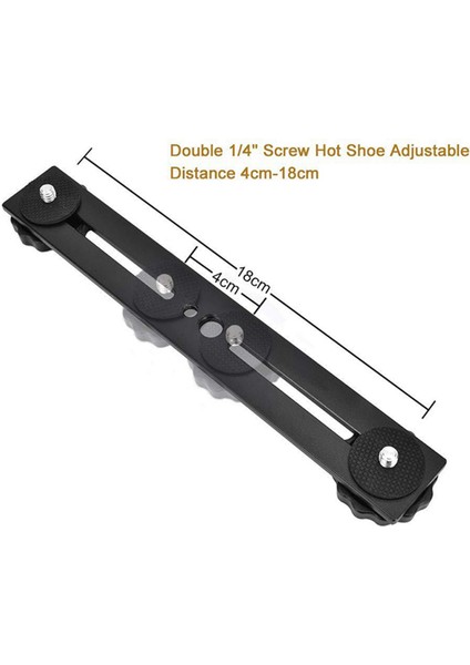 3D Stereoskopik Fotoğraf Dslr Kamera Için 1/4 Vida ile 2pcs 8 Inç Çift Flash Kamera Monte Tripod Braketi (Yurt Dışından) fırsatları