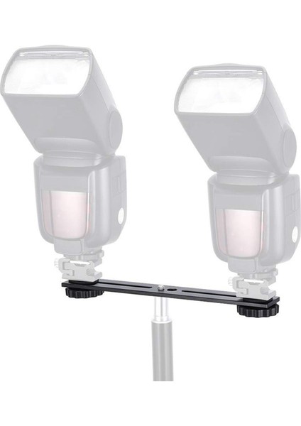 3D Stereoskopik Fotoğraf Dslr Kamera Için 1/4 Vida ile 2pcs 8 Inç Çift Flash Kamera Monte Tripod Braketi (Yurt Dışından) indirimleri