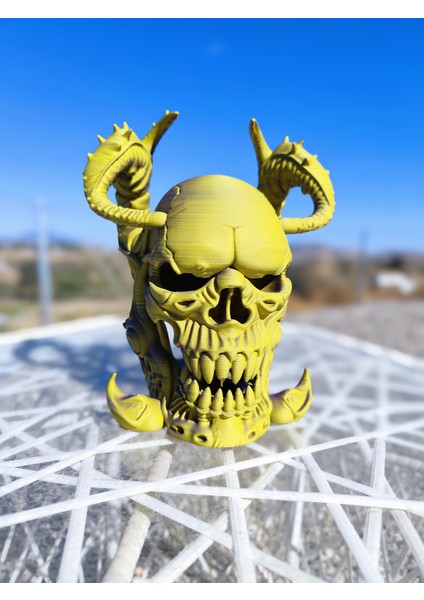 Mutasyon Kafatası – Lamba ve Heykel (3 Versiyon) fırsatları