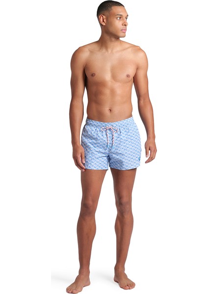 Water Prints Beach X-Short Ao Erkek Mavi Deniz Şortu 008928810 modelleri