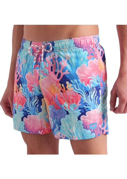 Water Prints Beach Erkek Beyaz Deniz Şortu 007159820 fırsatları