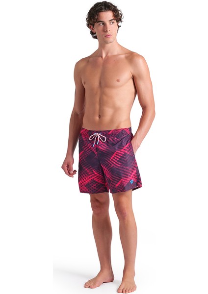 Water Prints Beach Erkek Mor Deniz Şortu 007153911 modelleri