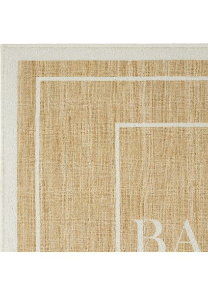 Armasi Kahve Banyo Paspası Dijital Baskı İkili Kaymaz Yıkanabilir Banyo Paspas Takımı 40x60 60x100 fırsatları