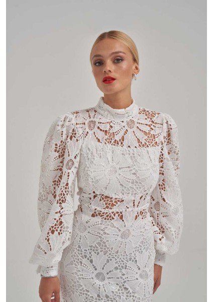 Işıltılı Dantel Kumaş Elbise fiyatları