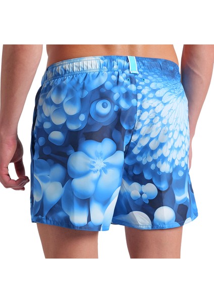 Water Prints Beach Erkek Mavi Deniz Şortu 007159720 indirimleri