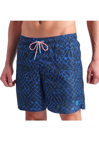Water Prints Beach Erkek Mavi Deniz Şortu 007153711 fırsatları
