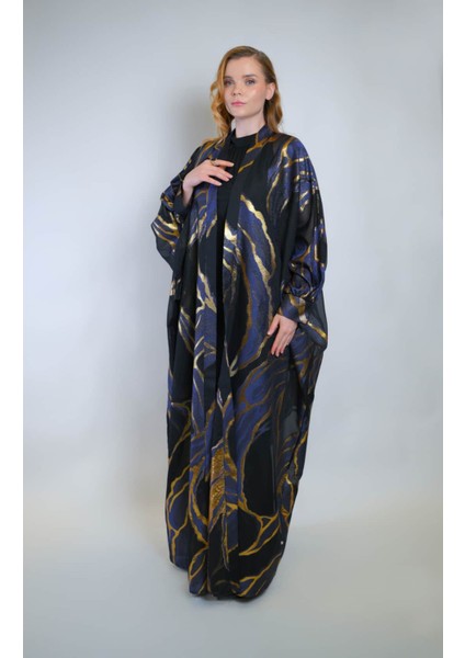 Jakar Kumaş ve Iç Elbiseli Sendi Kumaş Ikili Takım Abaya