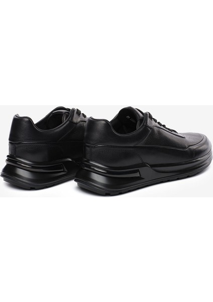 Erkek Siyah Hakiki Deri Ayakkabı 5K1UA18600 fırsatları