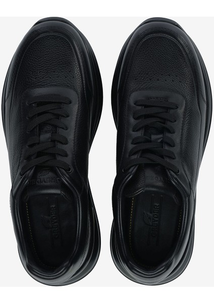 Erkek Siyah Hakiki Deri Ayakkabı 5K1UA18600 indirimleri