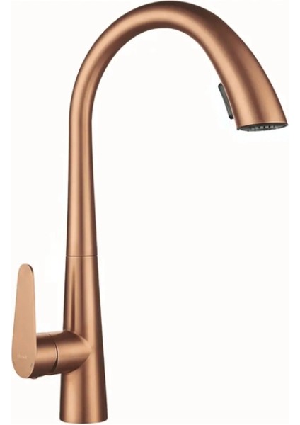 Gizli Spiralli Mutfak Evye Bataryası Rose fiyatları