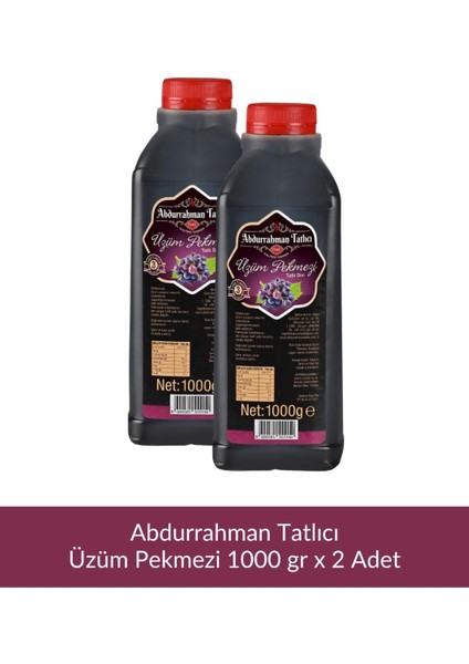 Üzüm Pekmezi 1000 gr x 2 Adet