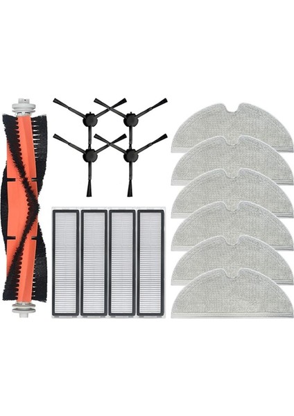 Bot D9 Max Aksesuarları Robot Süpürge L10 Pro Filtre Ana Fırça Paspas Bezi Yedek Parçaları (Yurt Dışından)