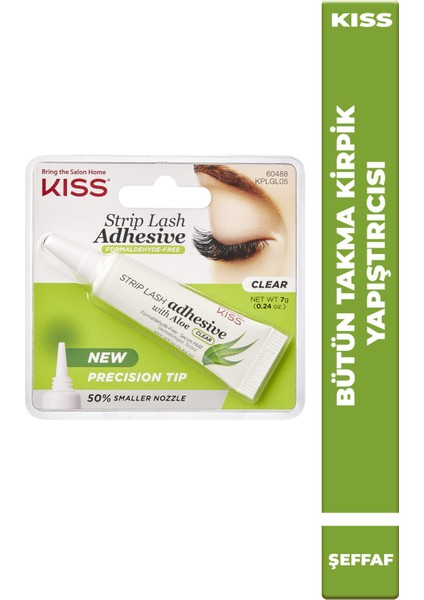 Bütün Takma Kirpik Yapıştırıcısı Şeffaf