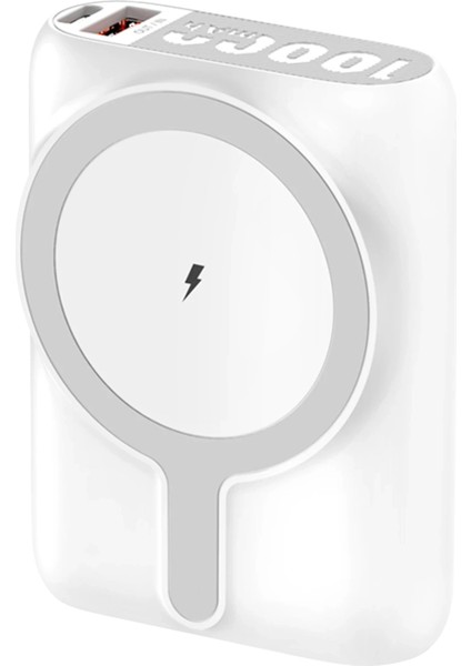 J31 10.000 Mah 20W Pd Magsafe Powerbank - Beyaz