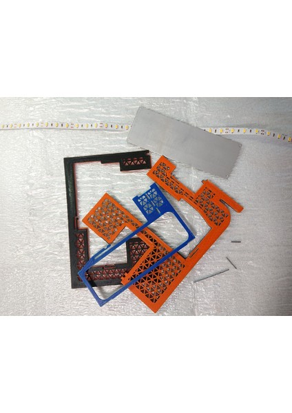 "kaybolan" Katlanır Masa Lambası. Kirigami. modelleri