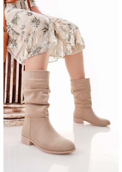 Plodi Premium Körüklü Bej Süet Çizme fiyatları