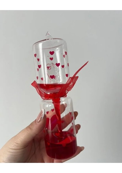 Sevgiliye Hediyelik Kalp Tasarımlı Aşk Ölçer Cam Biblo – Dekoratif Sıvı Hareketli Aşk Termometresi fiyatları