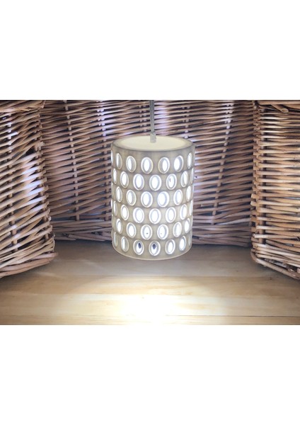 Sabit Dimmer Boncuklu Abajur modelleri