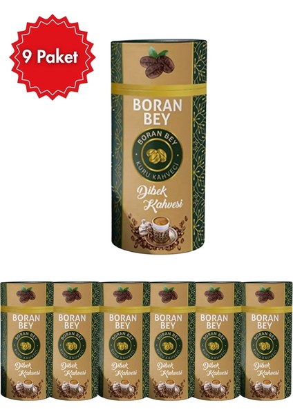 Dibek Kahvesi 200 gr x 9 Adet (Mega Avantaj Paketi)