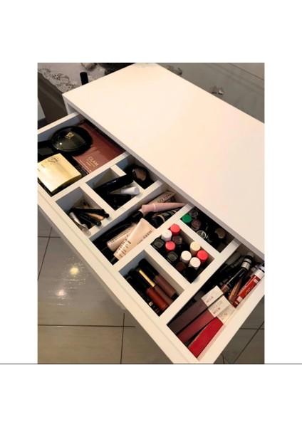 Makyaj Masası Dresuar Mdf Çekmeceli Duvara Montajlı Dolap 80CM modelleri