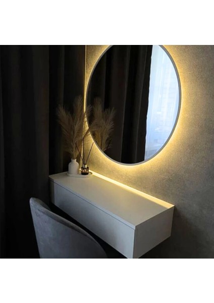 Makyaj Masası Dresuar Mdf Çekmeceli Duvara Montajlı Dolap 80CM indirimleri