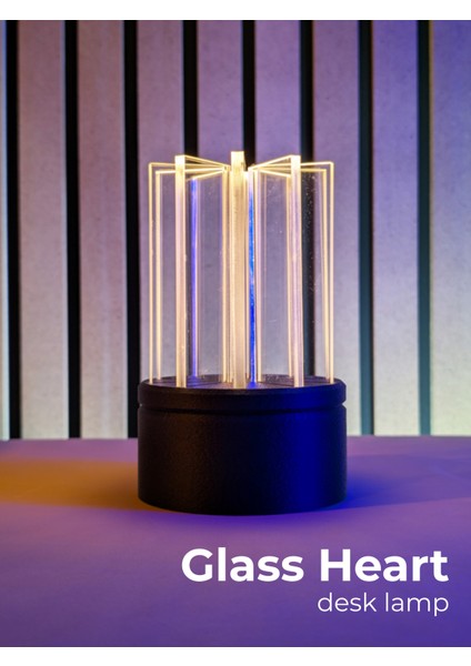 Cam Kalp - Masa Lambası