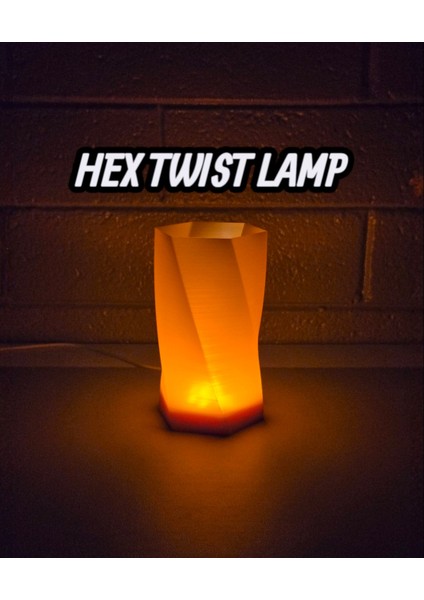 Altıgen Büküm Lambası