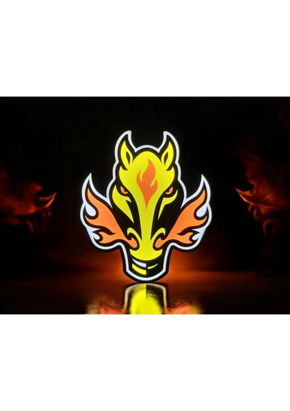 Calgary Flames Blasty LED Lamba